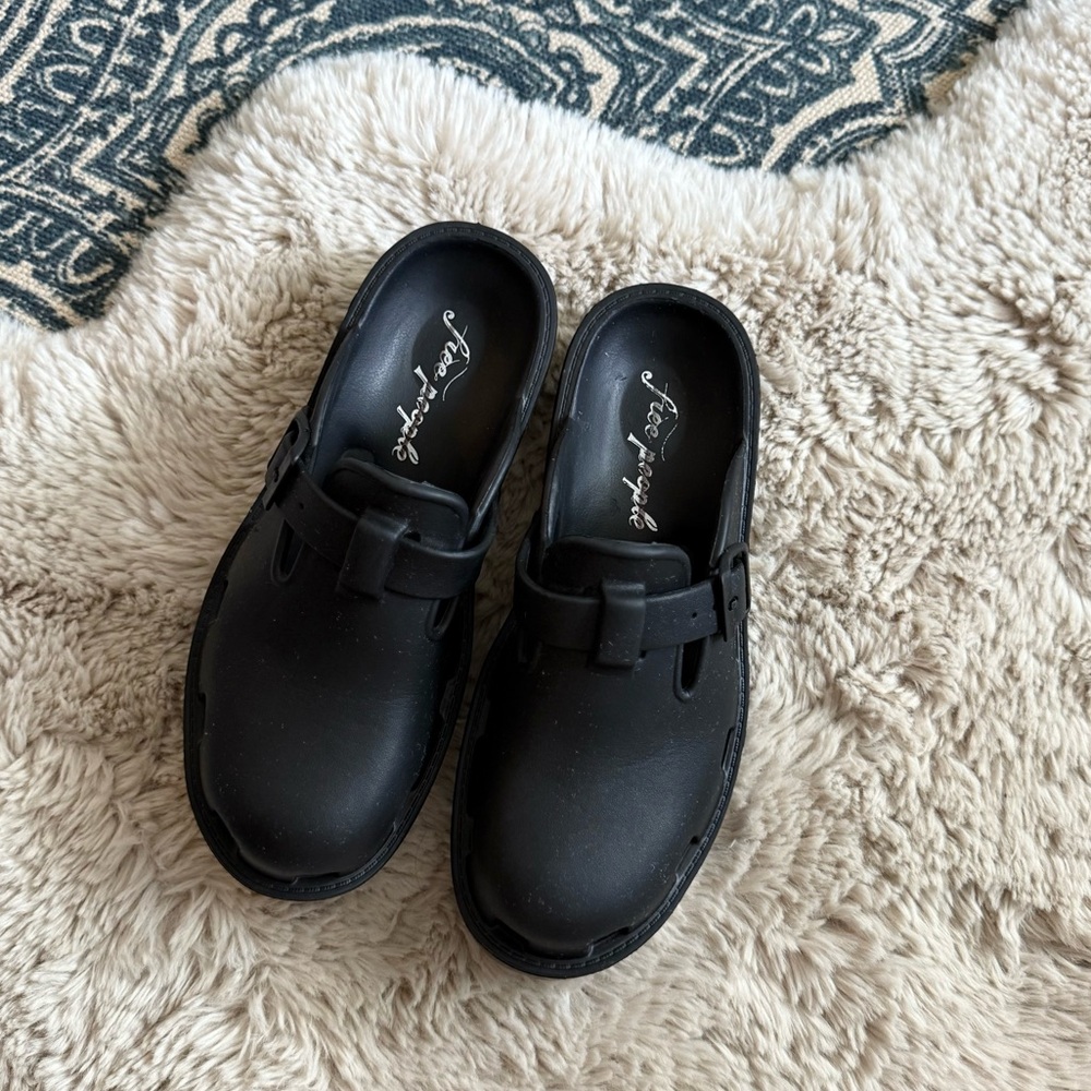 Free People Karlie Buckle Clog, Sz 9 - Picture 5 of 16